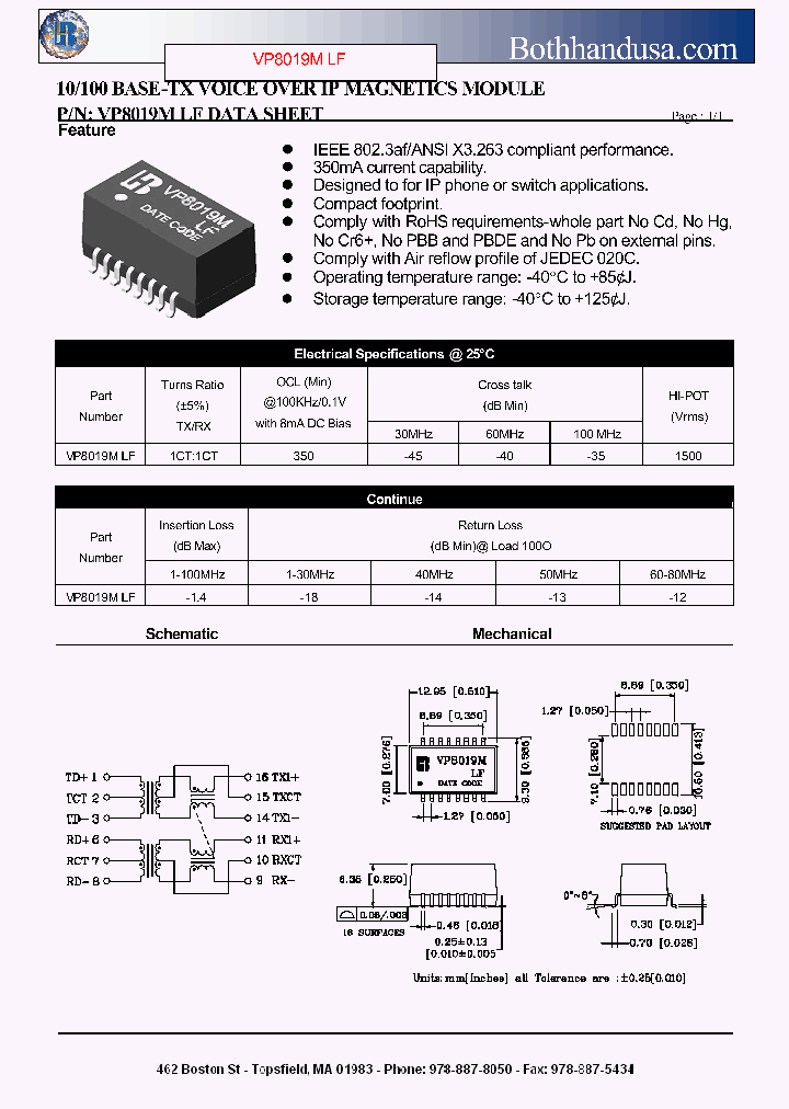 VP8019MLF_4672347.PDF Datasheet