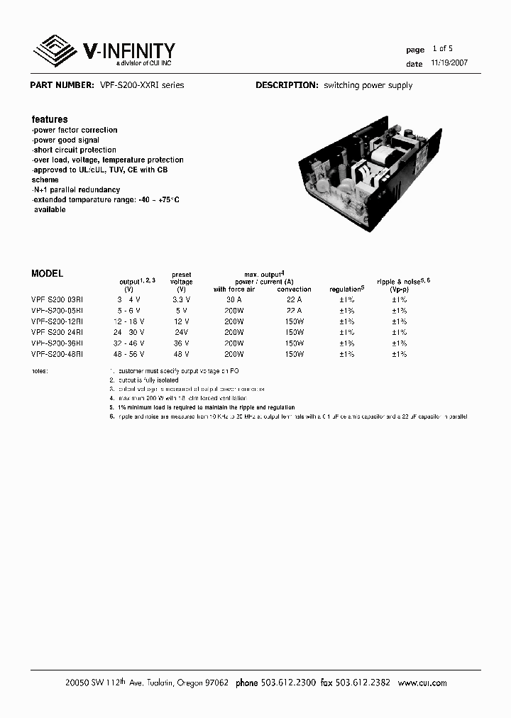 VPF-S200-48RI_4219264.PDF Datasheet
