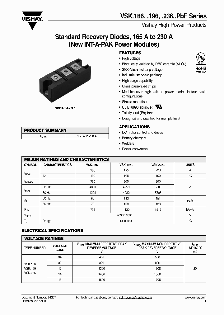 VSKD16616PBF_4274492.PDF Datasheet