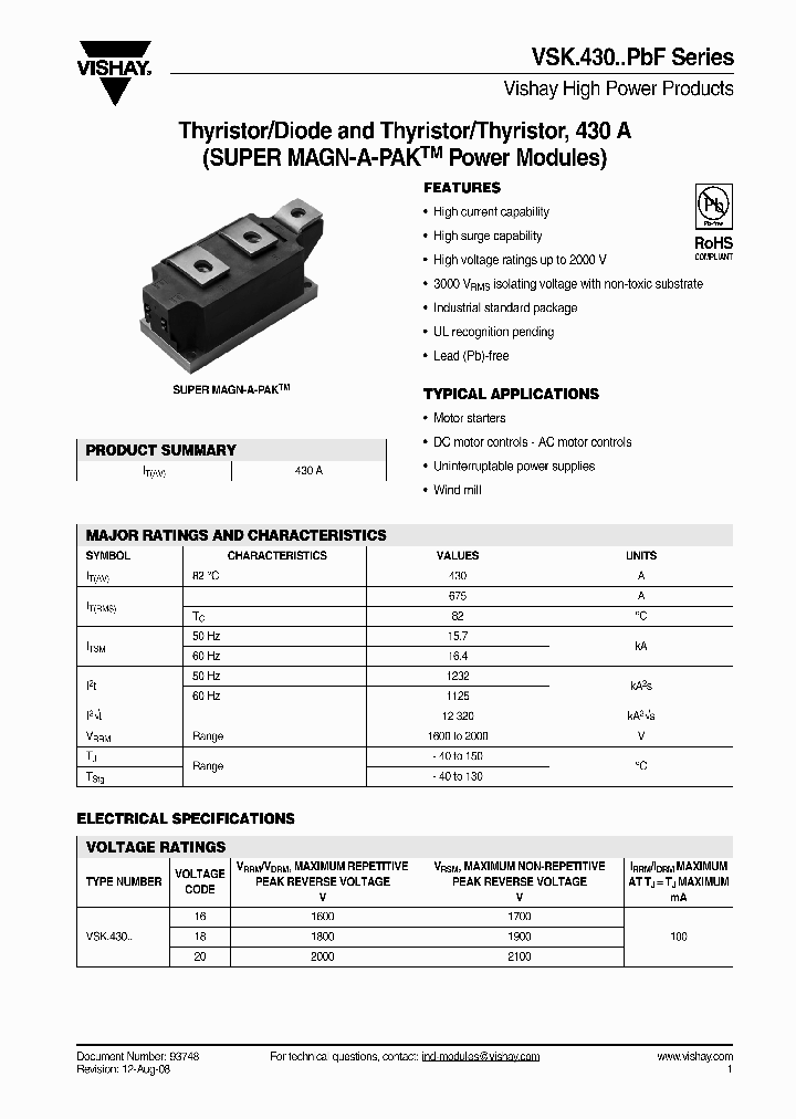 VSKT430_4445835.PDF Datasheet