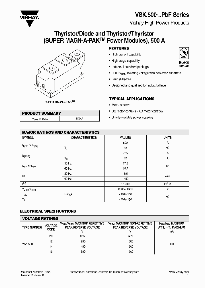 VSKT500_4275337.PDF Datasheet