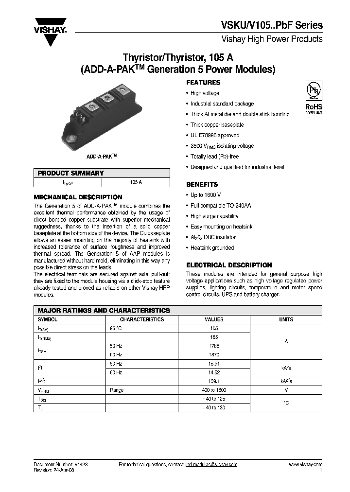 VSKU10516P_4267020.PDF Datasheet