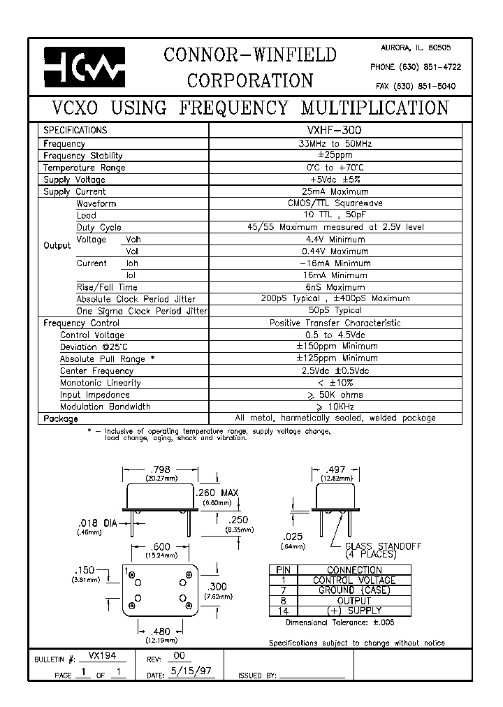 VXHF-300_4605904.PDF Datasheet