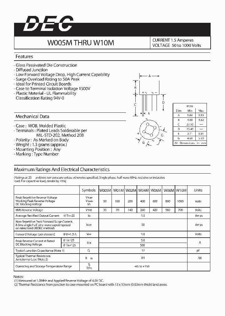 W04M_4359466.PDF Datasheet
