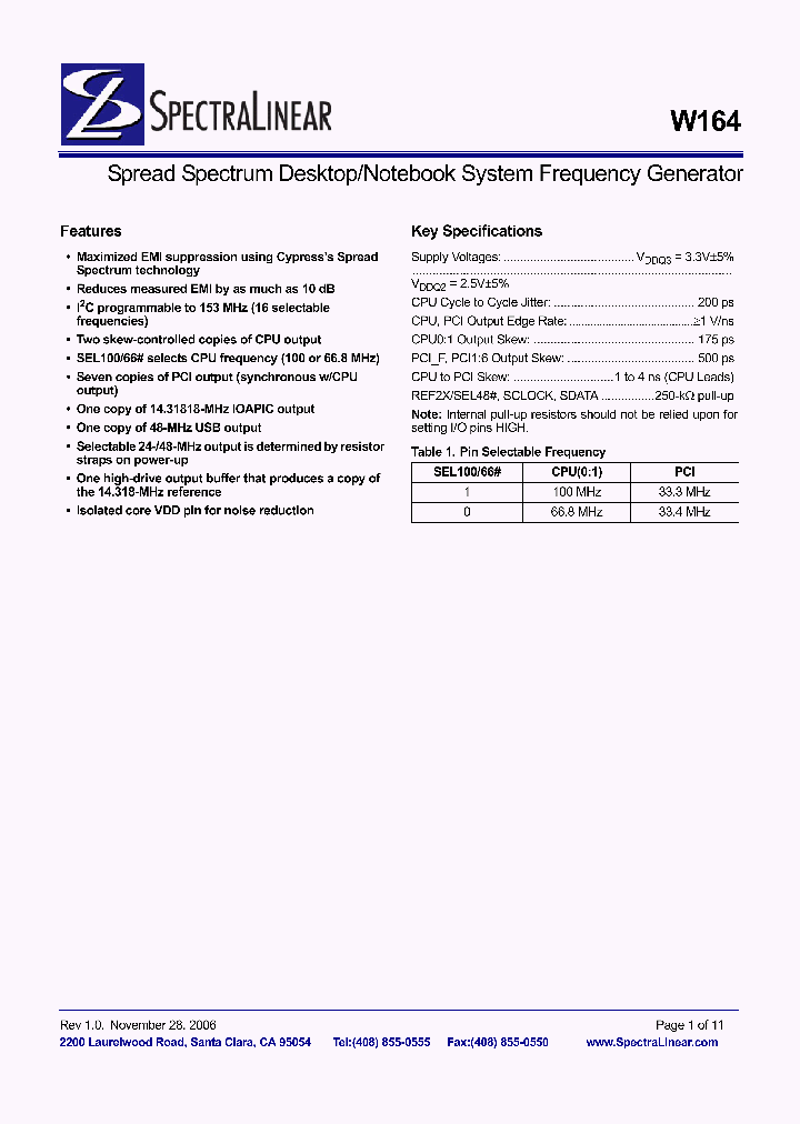 W164_4322782.PDF Datasheet