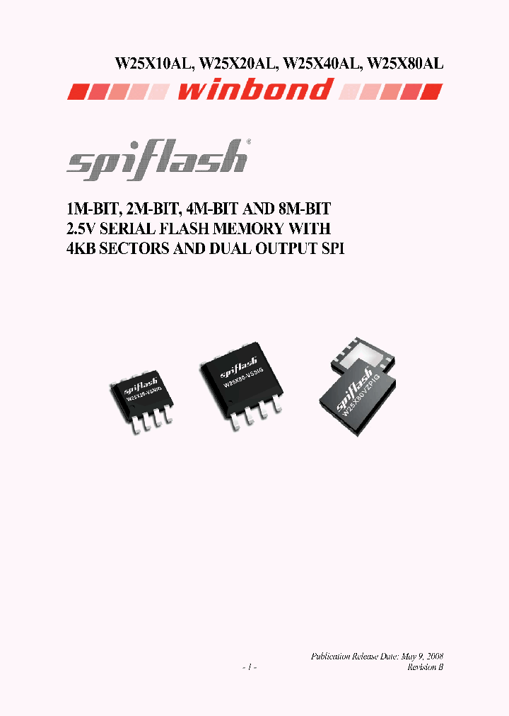 W25X40AL_4455432.PDF Datasheet