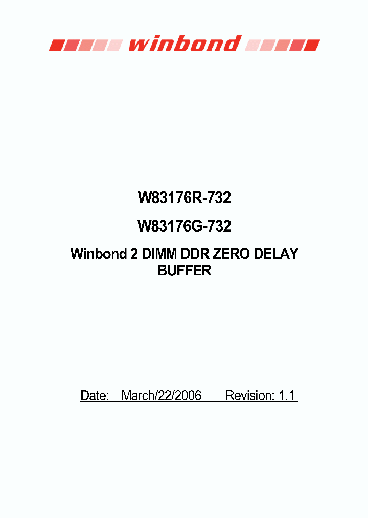 W83176R-73206_4189650.PDF Datasheet