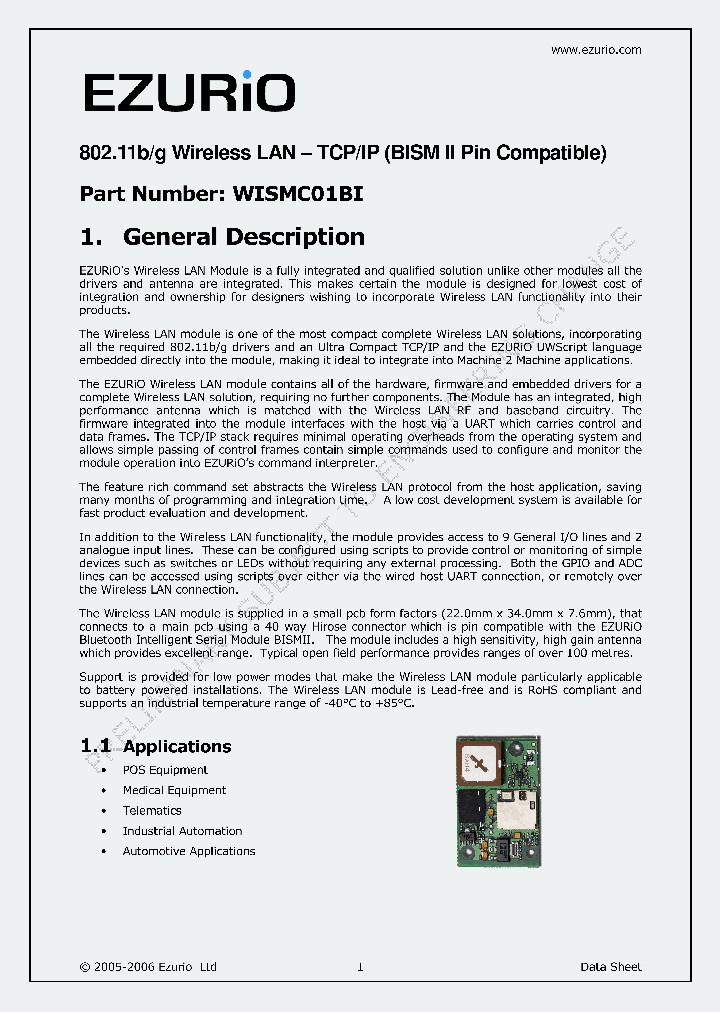 WISMC01BI_4261792.PDF Datasheet