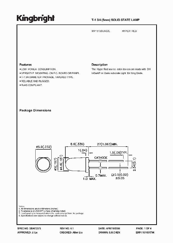 WP1513SURC-E_4859384.PDF Datasheet