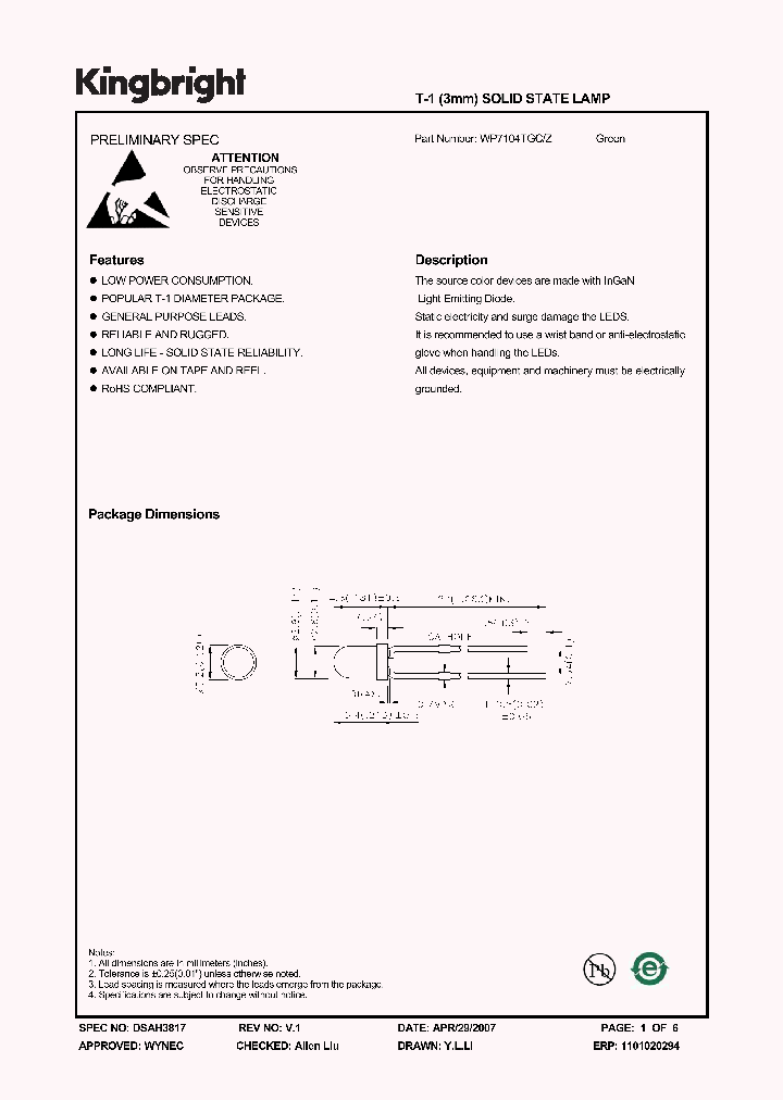 WP7104TGC-Z_4445677.PDF Datasheet