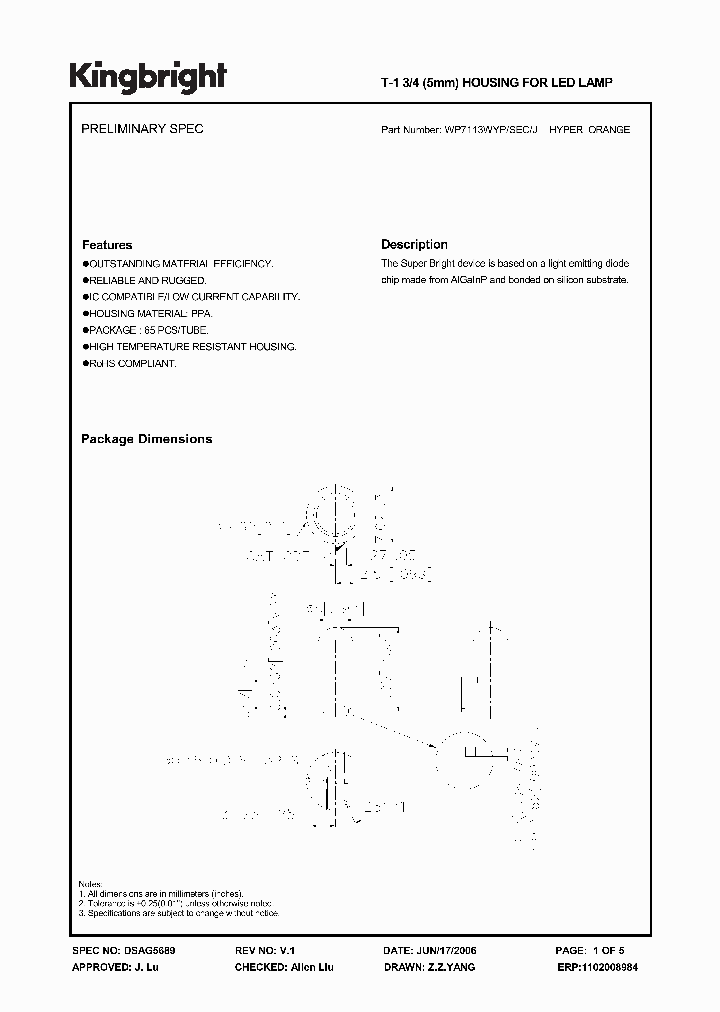 WP7113WYP-SEC-J_4192055.PDF Datasheet