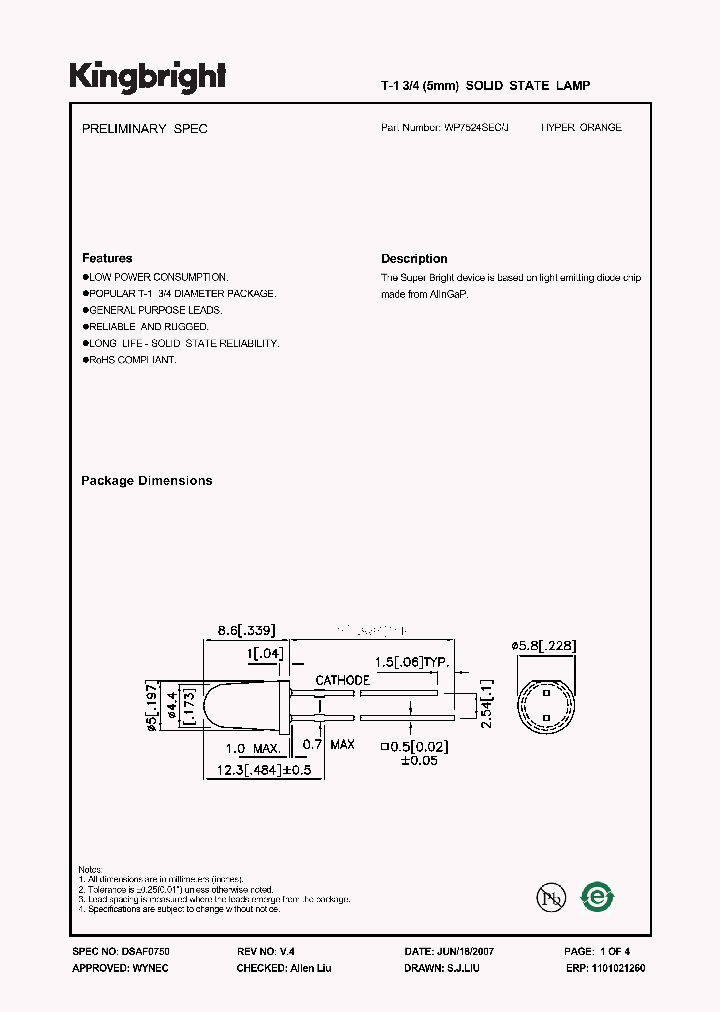 WP7524SEC-J_4192056.PDF Datasheet
