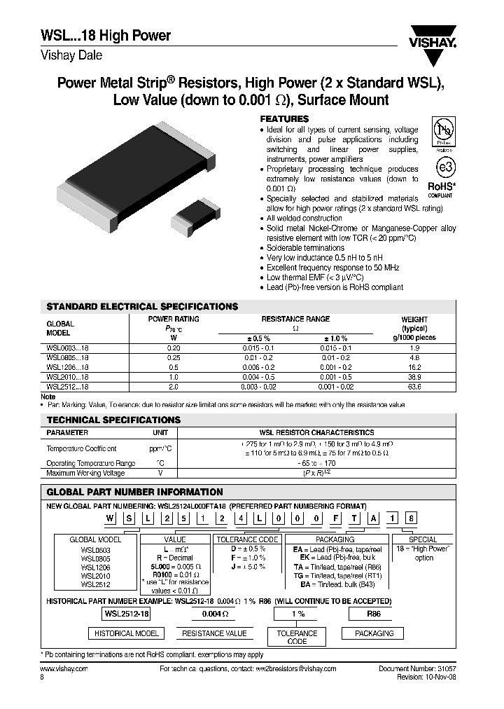 WSL06035L000DBA18_4251021.PDF Datasheet