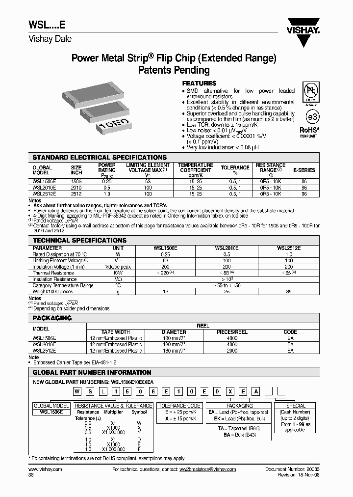 WSL1506E_4292359.PDF Datasheet