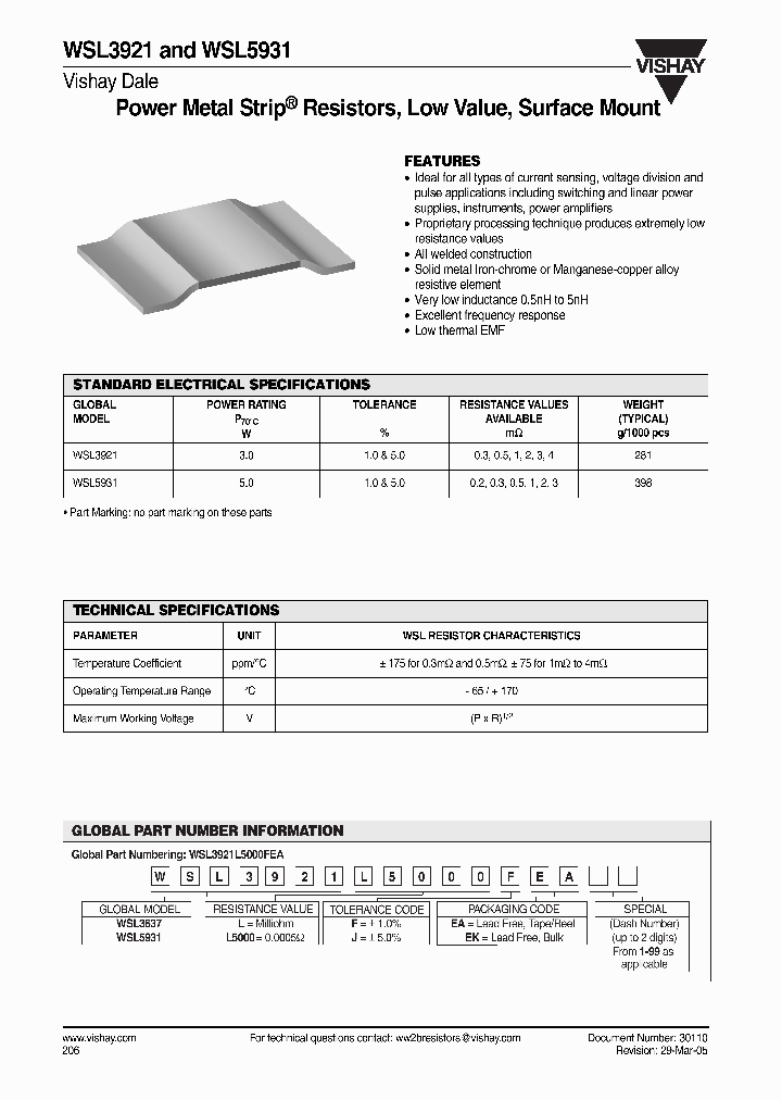WSL3637L5000FEA_4712564.PDF Datasheet