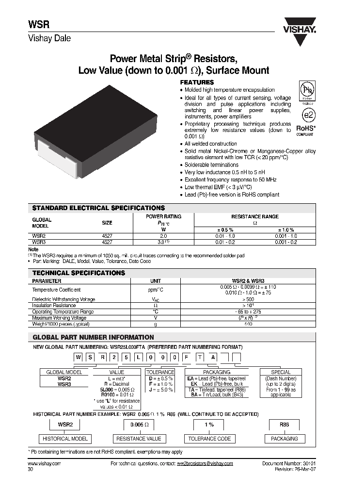 WSR2LRDEA_4253849.PDF Datasheet