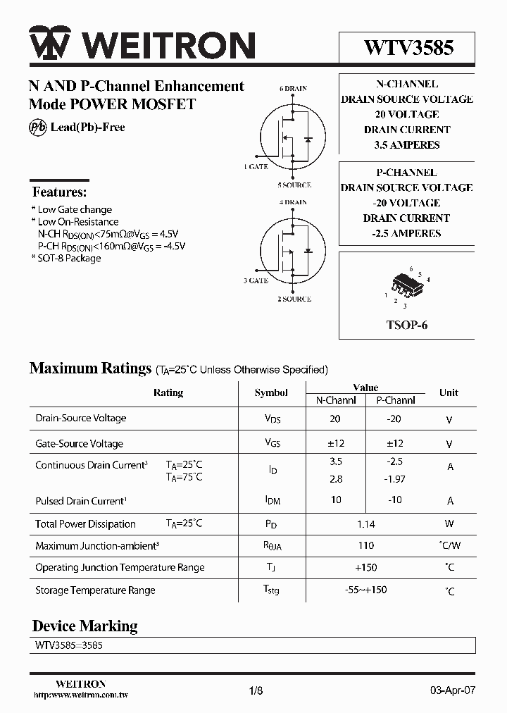 WTV3585_4601894.PDF Datasheet