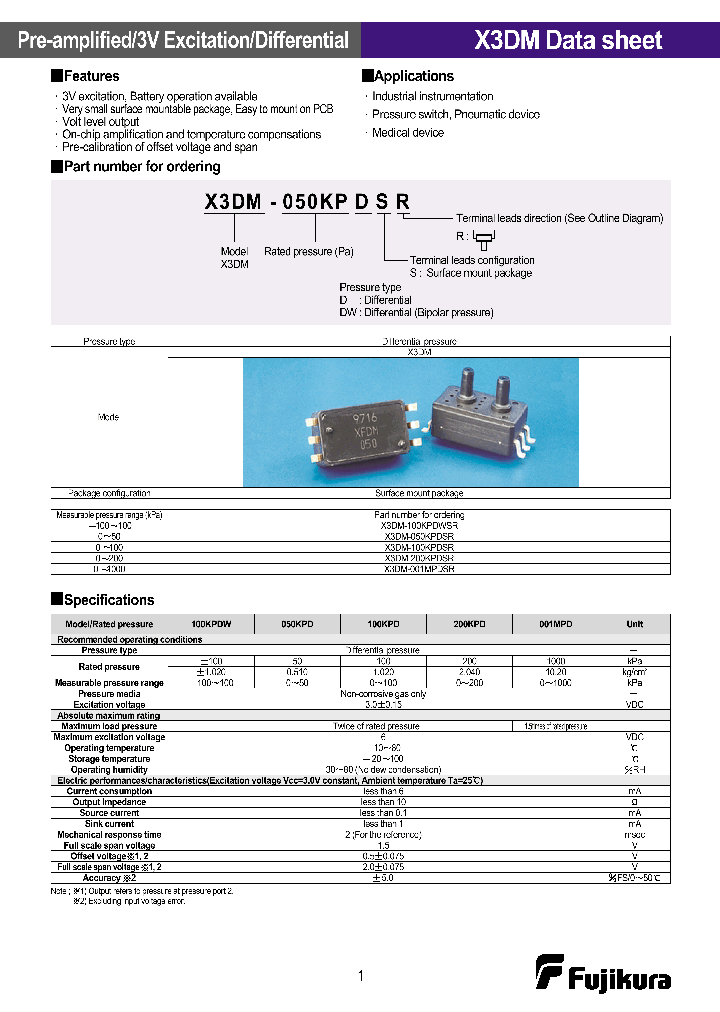 X3DM-050KPDSR_4192547.PDF Datasheet