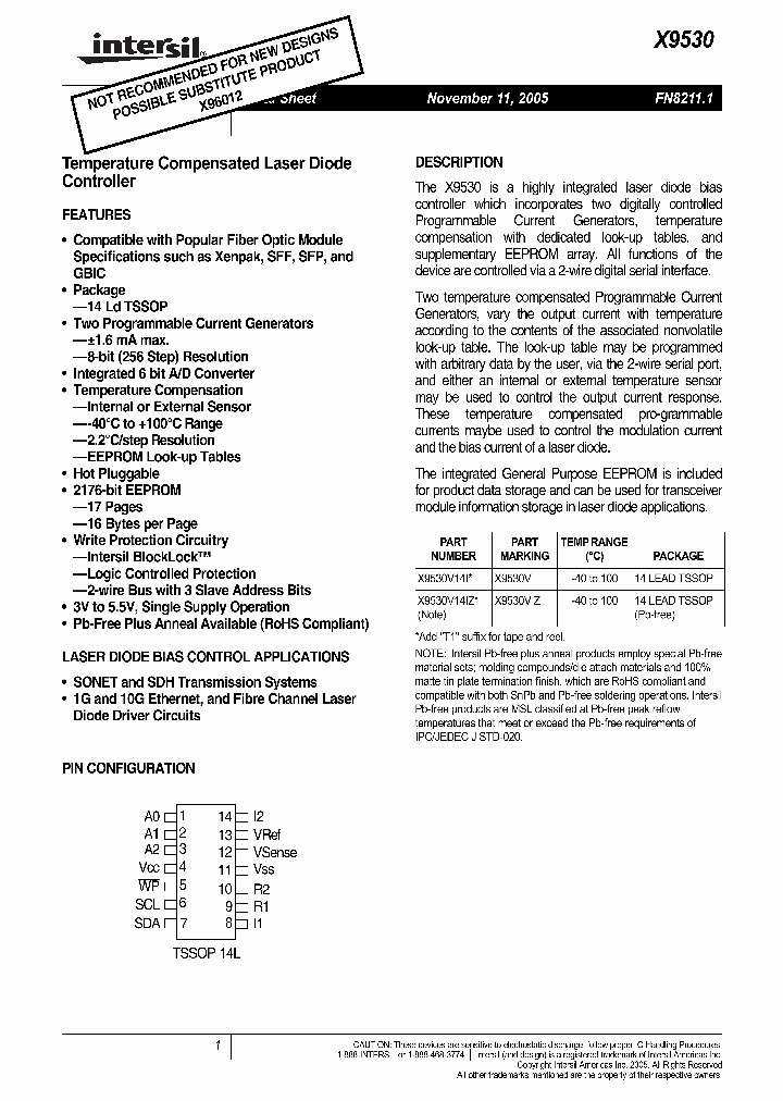 X9530V14I_4465172.PDF Datasheet