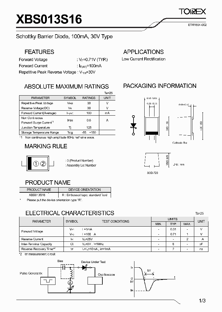 XBS013S16_4490103.PDF Datasheet