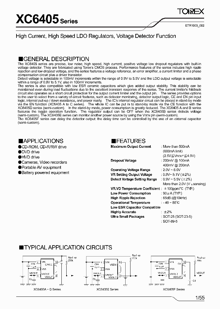 XC6405DE90MR_4195215.PDF Datasheet