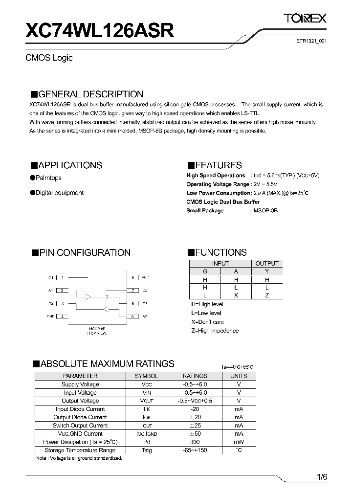 XC74WL126ASR001_4296666.PDF Datasheet
