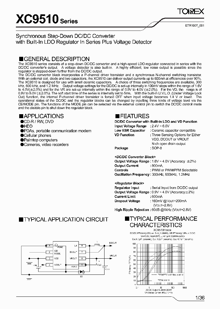XC9510E13C3_4490457.PDF Datasheet