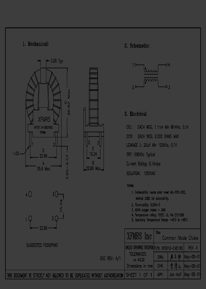 XF0013-CMC160_4561144.PDF Datasheet