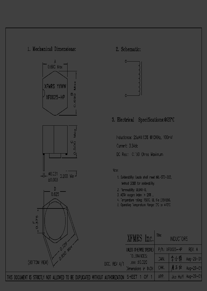 XF0025-HP_4793686.PDF Datasheet