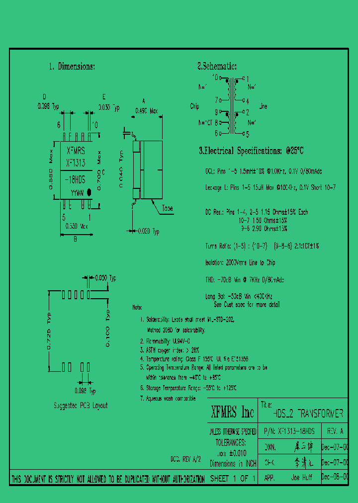 XF1313-18HDS_4797612.PDF Datasheet