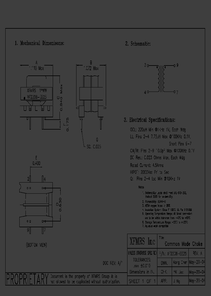 XF2206-EE25_4500276.PDF Datasheet