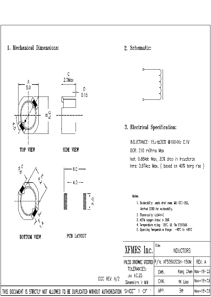 XF505020SH-150M_4871499.PDF Datasheet