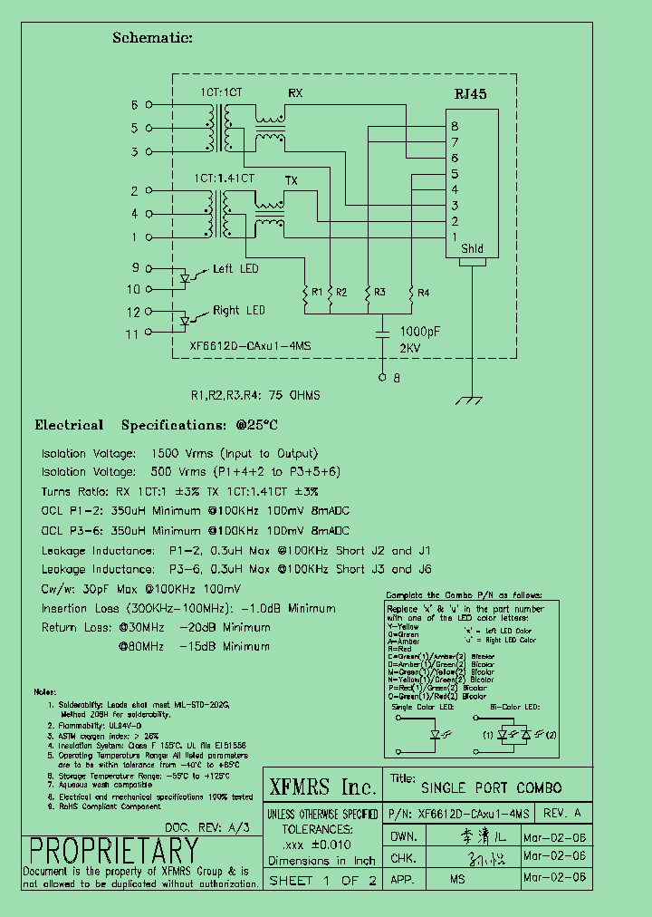 XF6612D-CAXU1-4MS_4603725.PDF Datasheet