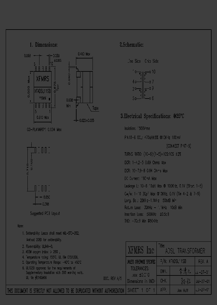 XFADSL11SB_4520413.PDF Datasheet