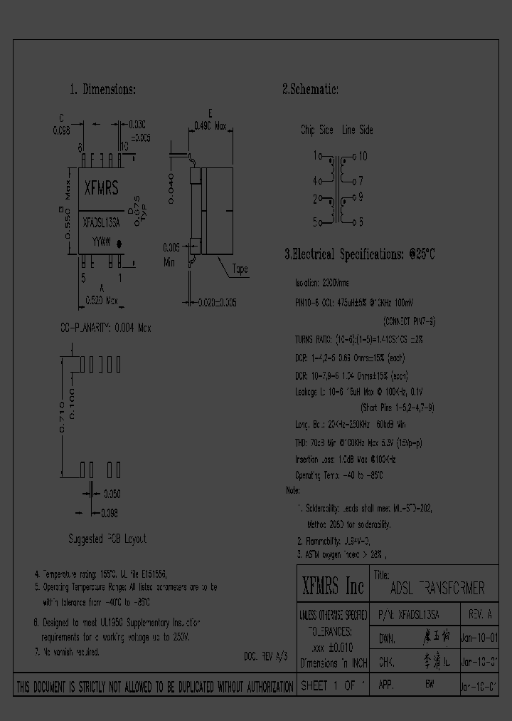 XFADSL13SA_4520417.PDF Datasheet