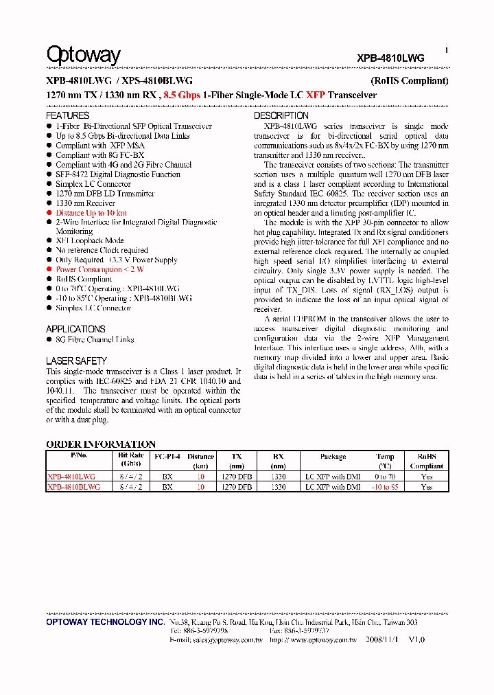 XPB-4810BLWG_4592651.PDF Datasheet