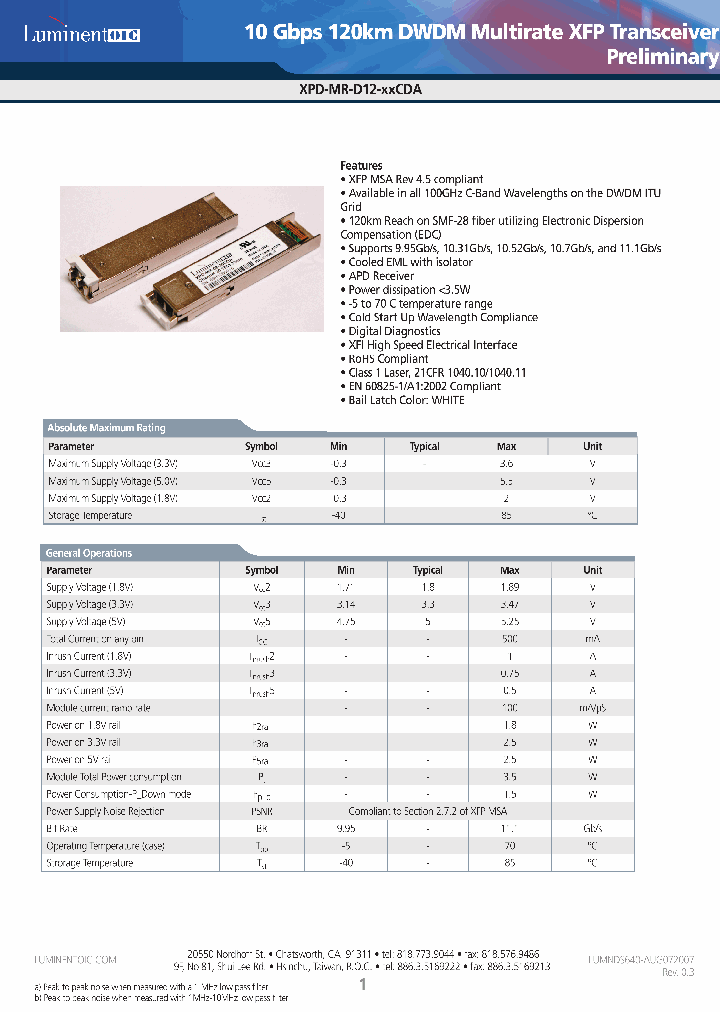 XPD-MR-D1241CDA_4550904.PDF Datasheet