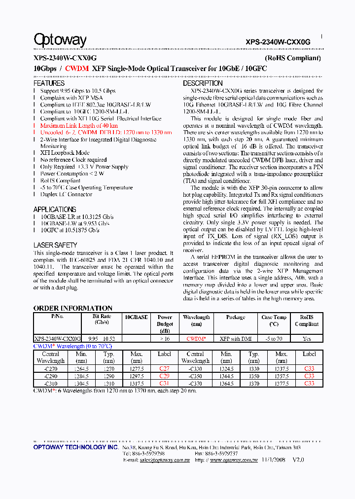 XPS-2340W-CXX0G_4664088.PDF Datasheet