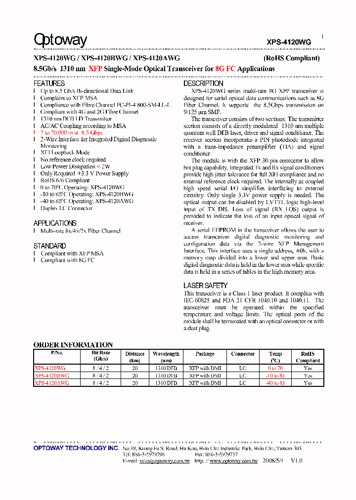 XPS-4120AWG_4664099.PDF Datasheet
