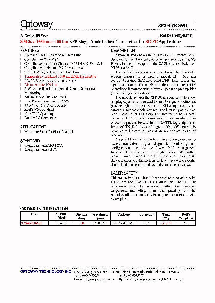 XPS-43100WG_4664105.PDF Datasheet
