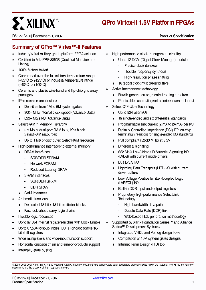 XQ2V6000-5EF957I_4525715.PDF Datasheet