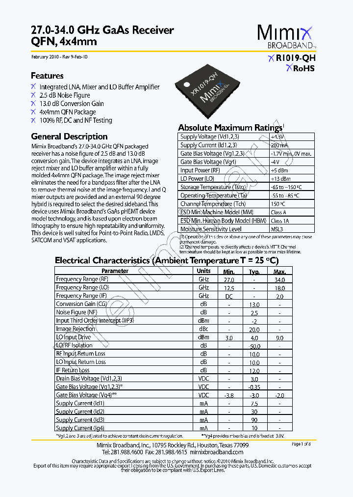 XR1019-QH_4733190.PDF Datasheet