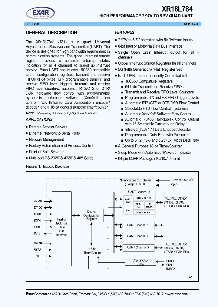 XR16L78408_4923434.PDF Datasheet
