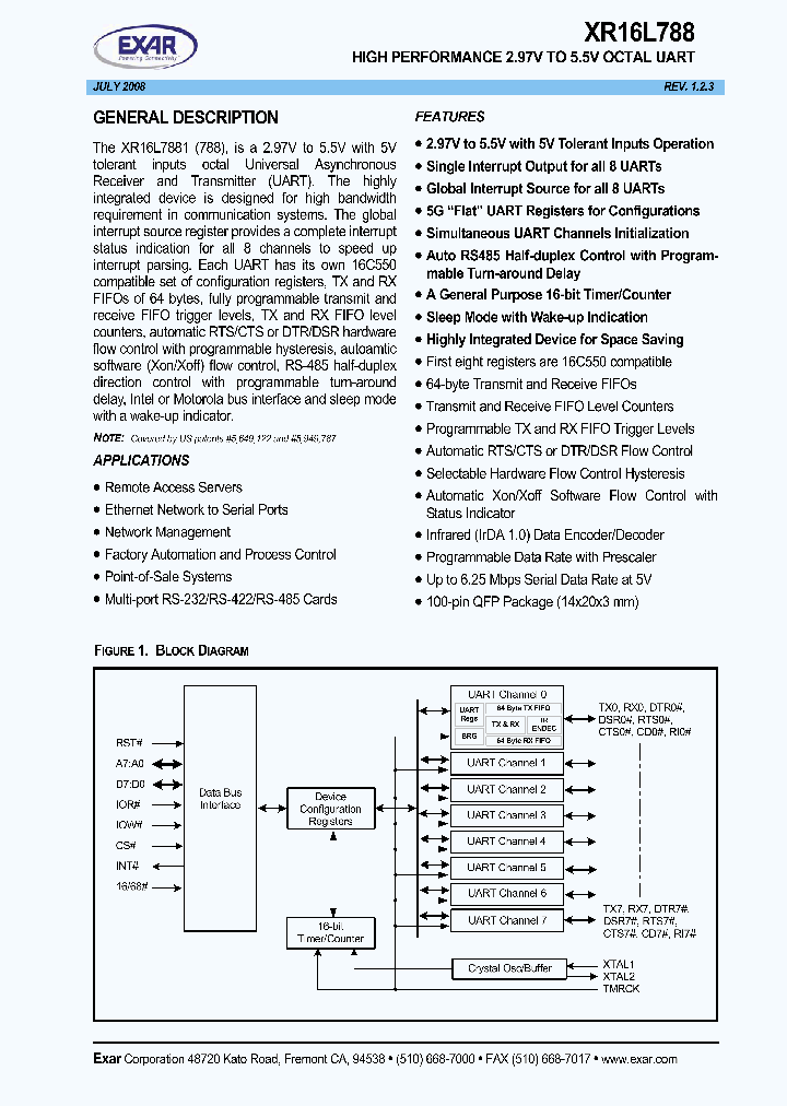 XR16L788_4558809.PDF Datasheet