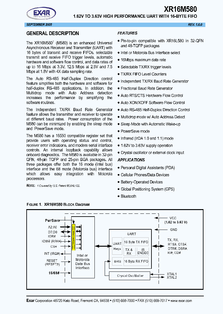 XR16M580IM48_4518606.PDF Datasheet