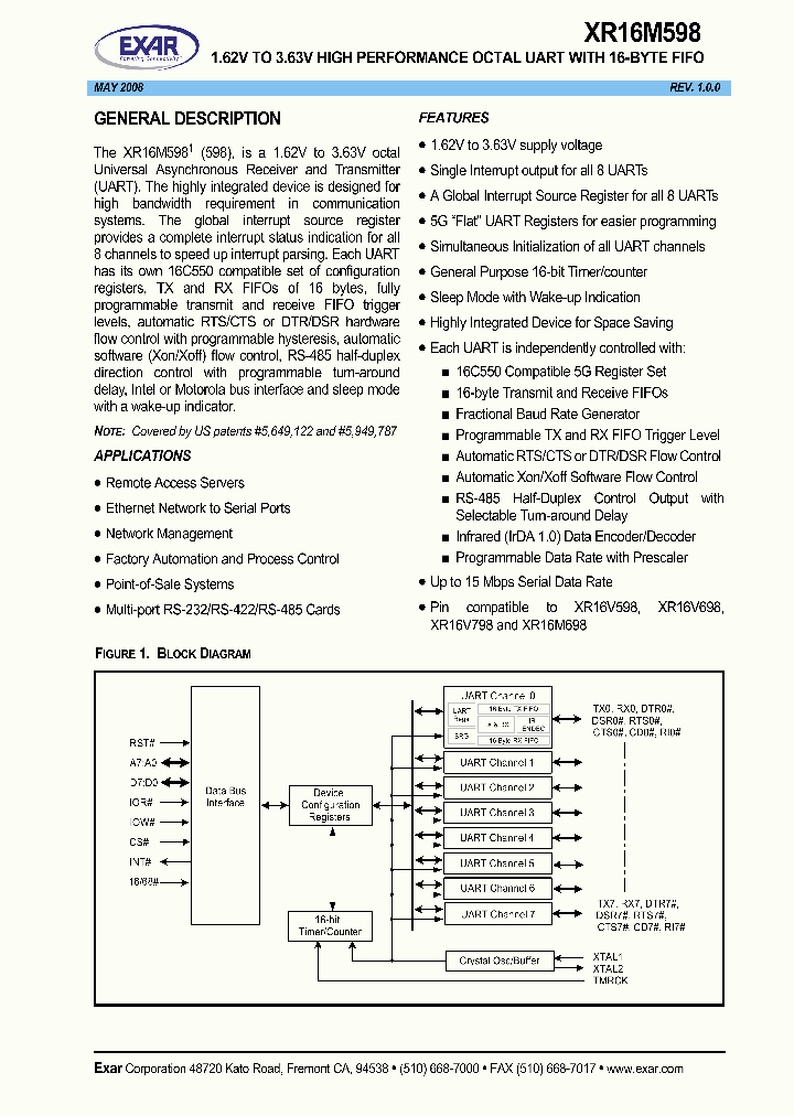 XR16M598_4602525.PDF Datasheet