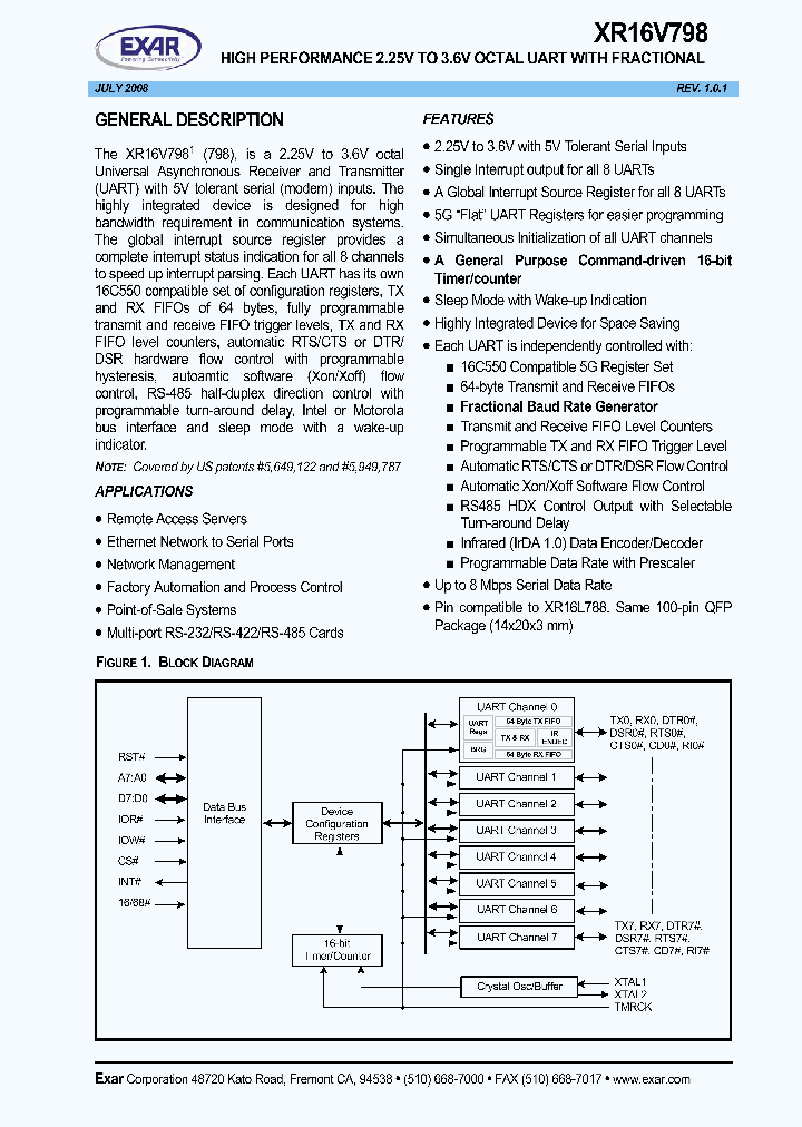 XR16V79808_4801841.PDF Datasheet