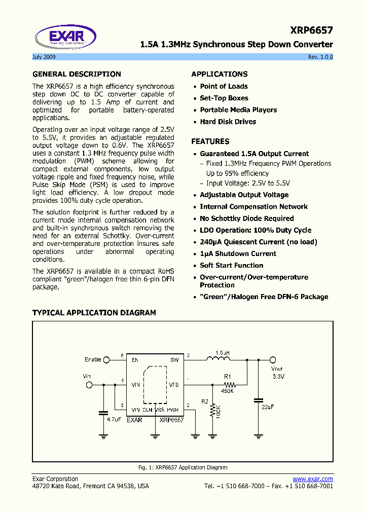 XRP6657IHBTR-F_4609817.PDF Datasheet