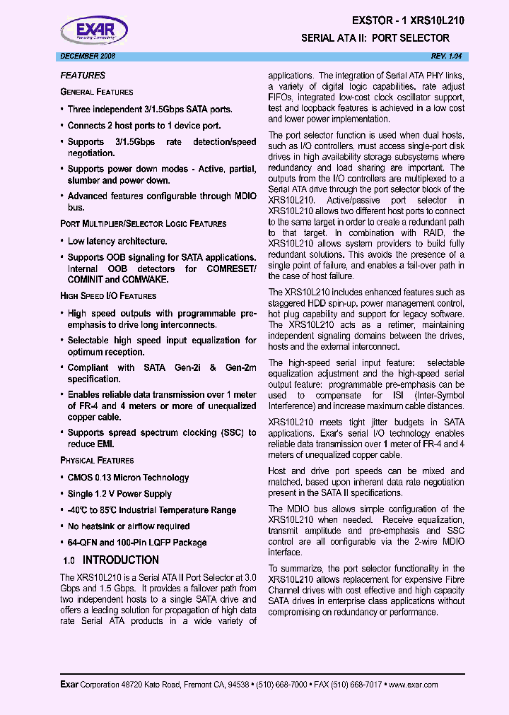 XRS10L210IL-F_4654179.PDF Datasheet