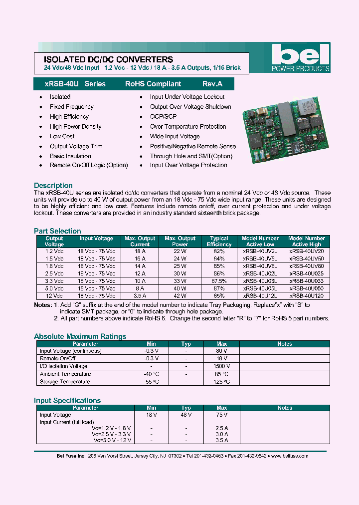 XRSB-40U_4777655.PDF Datasheet